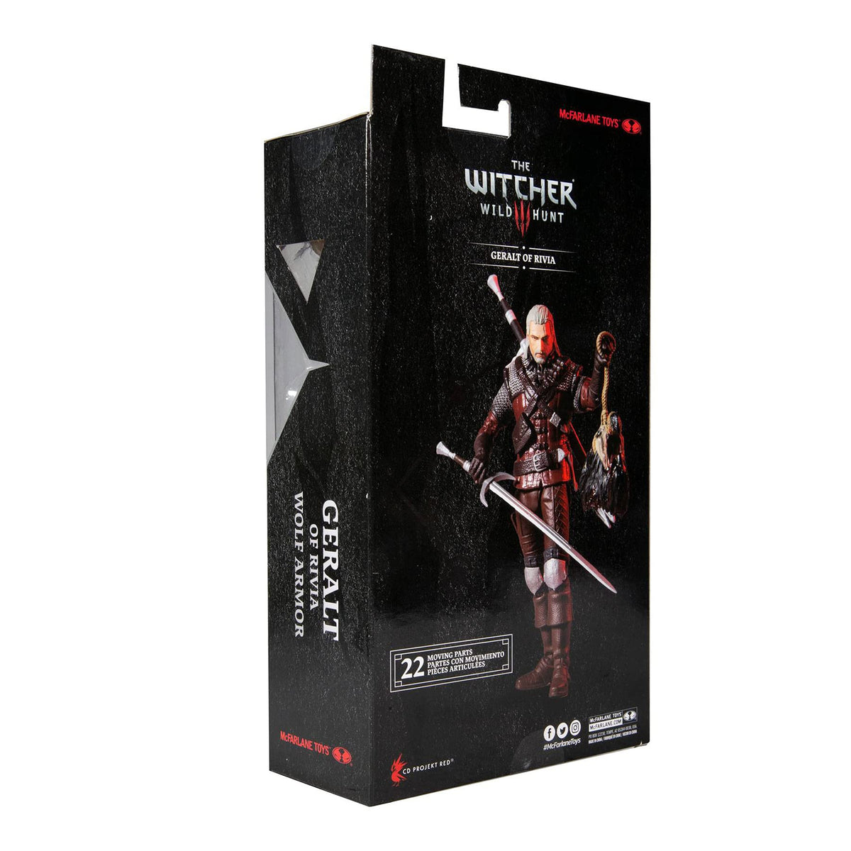 McFarlane Toys The Witcher Geralt of Rivia (Wolf Armor) 7-Inch Action Figure