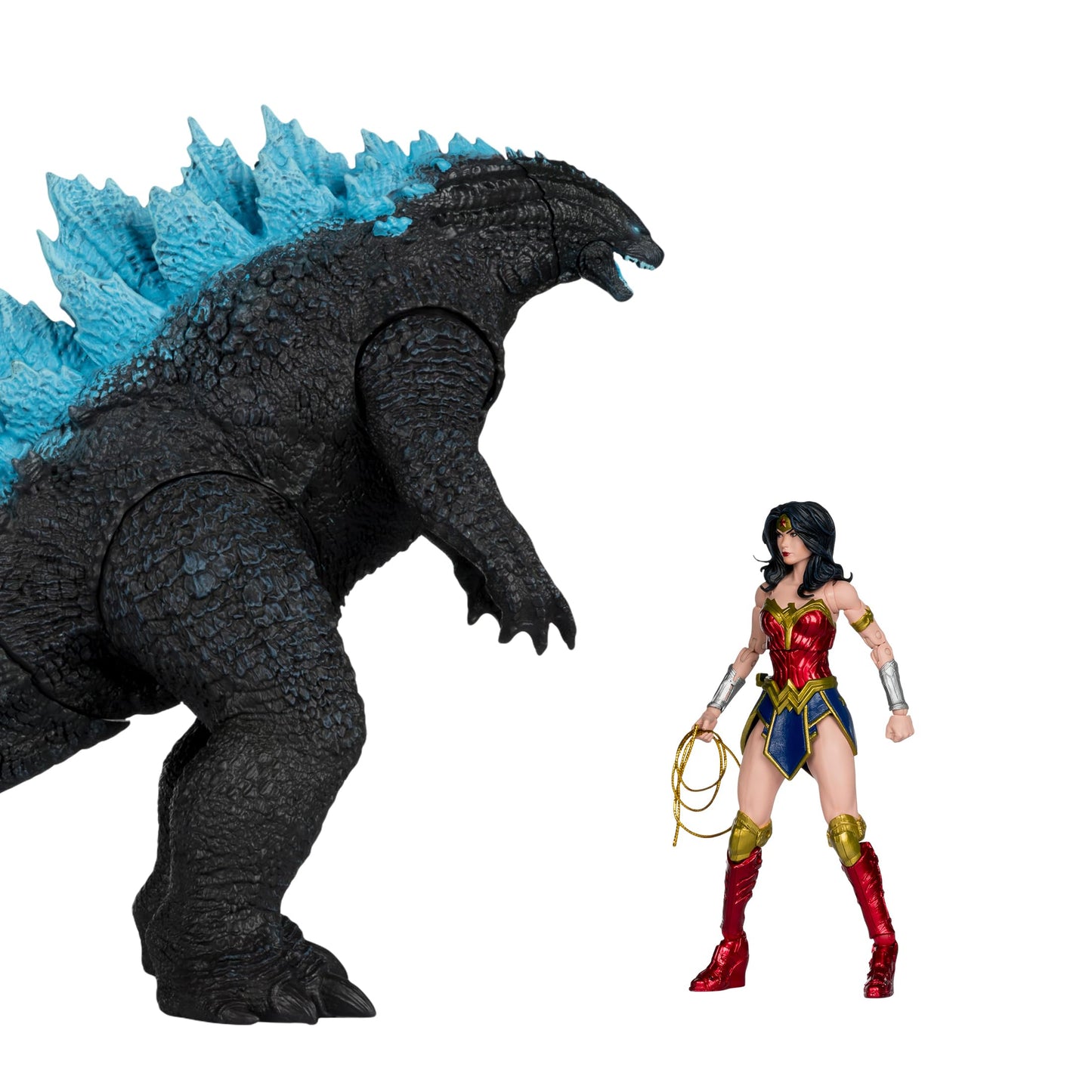 McFarlane Toys DC Multiverse Wonder Woman vs Godzilla 2-Pack – Justice League vs Monsterverse
