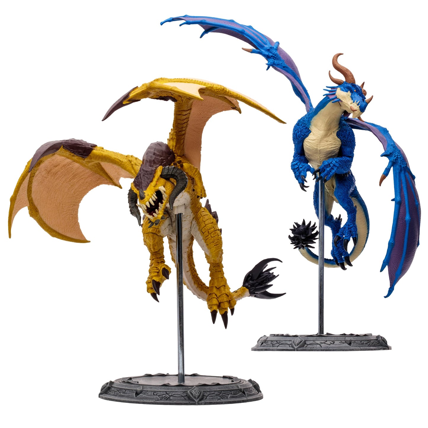 McFarlane Toys World of Warcraft Bronze Proto-Drake & Blue Highland Drake 1:12 Scale – Gold Label, Amazon Exclusive