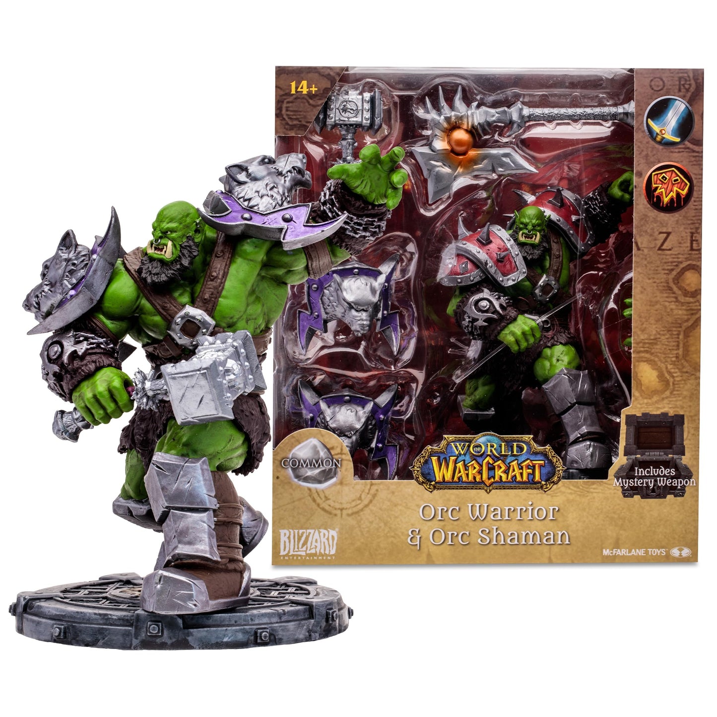 McFarlane Toys World of Warcraft Orc: Shaman/Warrior 1:12 Scale Figure