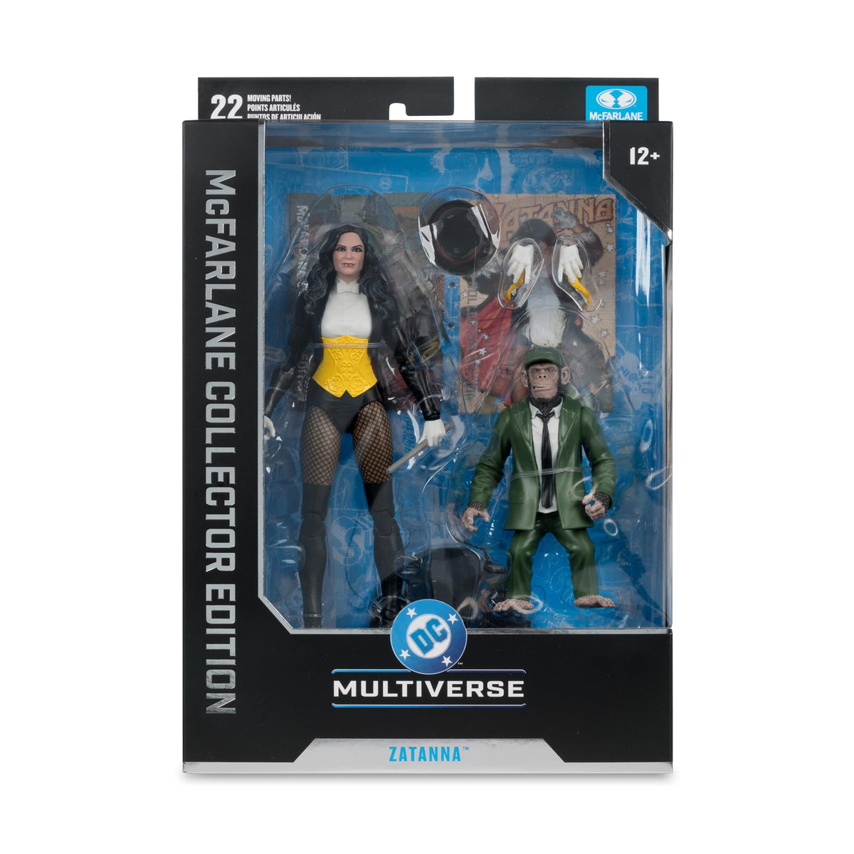 McFarlane Toys DC Multiverse Zatanna 7in Action Figure + Detective Chimp #53