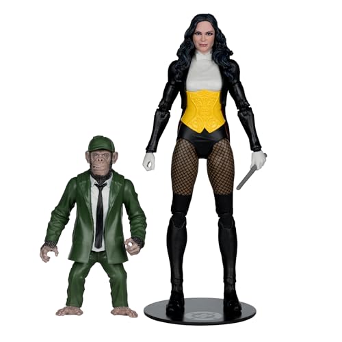 McFarlane Toys DC Multiverse Zatanna 7in Action Figure + Detective Chimp #53