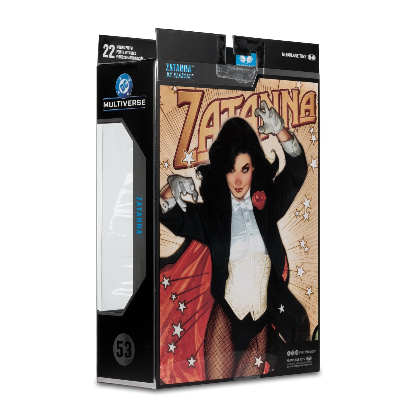 McFarlane Toys DC Multiverse Zatanna 7in Action Figure + Detective Chimp #53