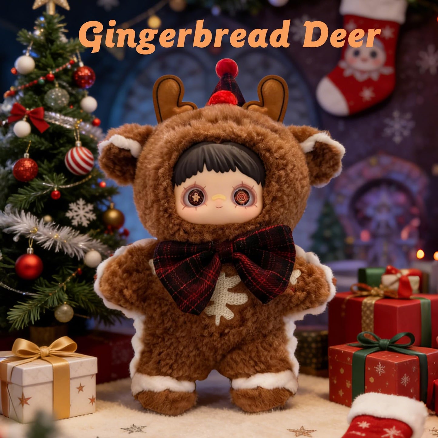Mckkymi Maymei Christmas Weird Series Plush Blind Box – 1 Random Doll, Keychain & Bag Charm