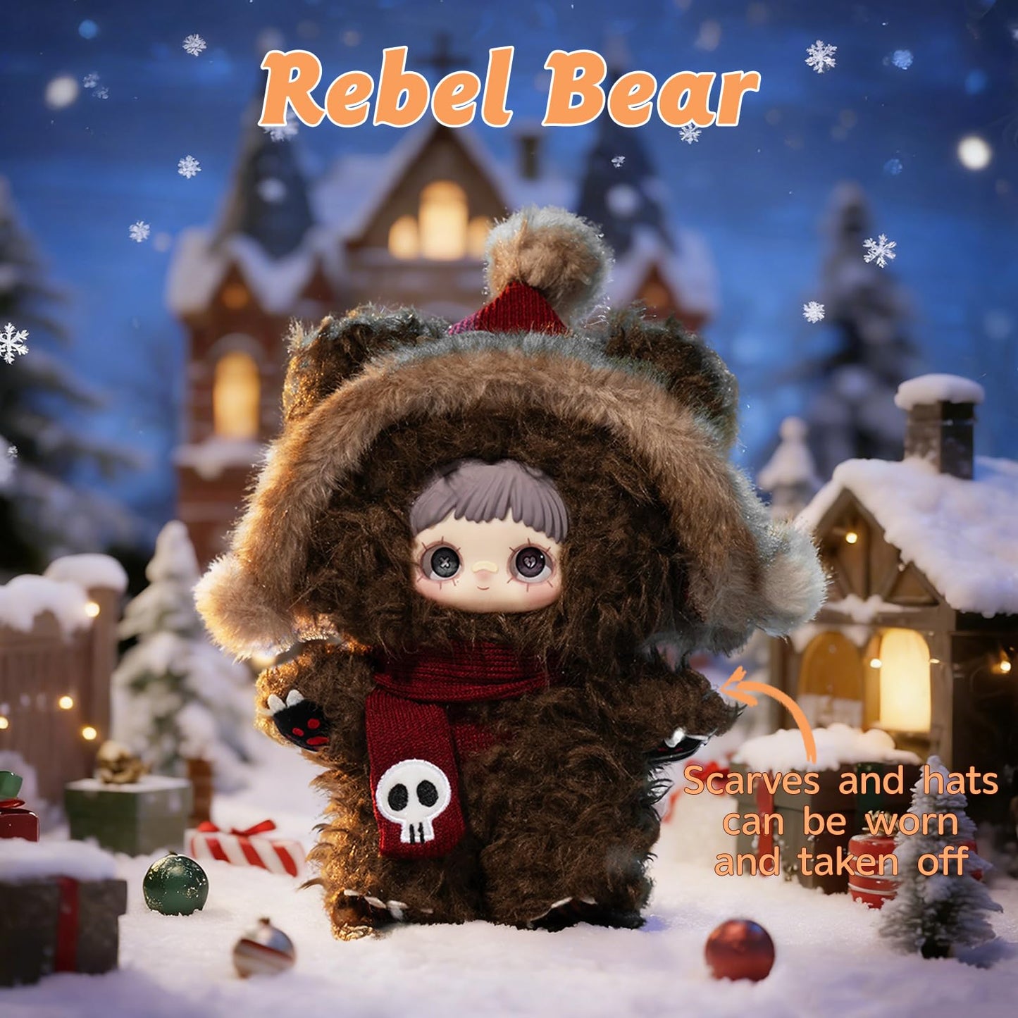 Mckkymi Maymei Christmas Weird Series Plush Blind Box – 1 Random Doll, Keychain & Bag Charm
