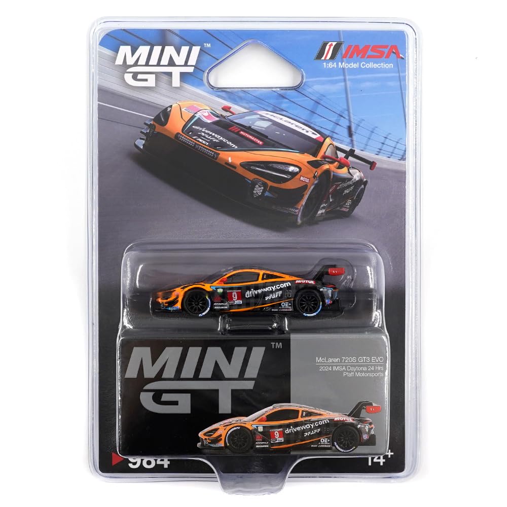 McLaren 720S GT3 Evo Pfaff Motorsports 2024 IMSA Diecast 1:64 | MGT00984