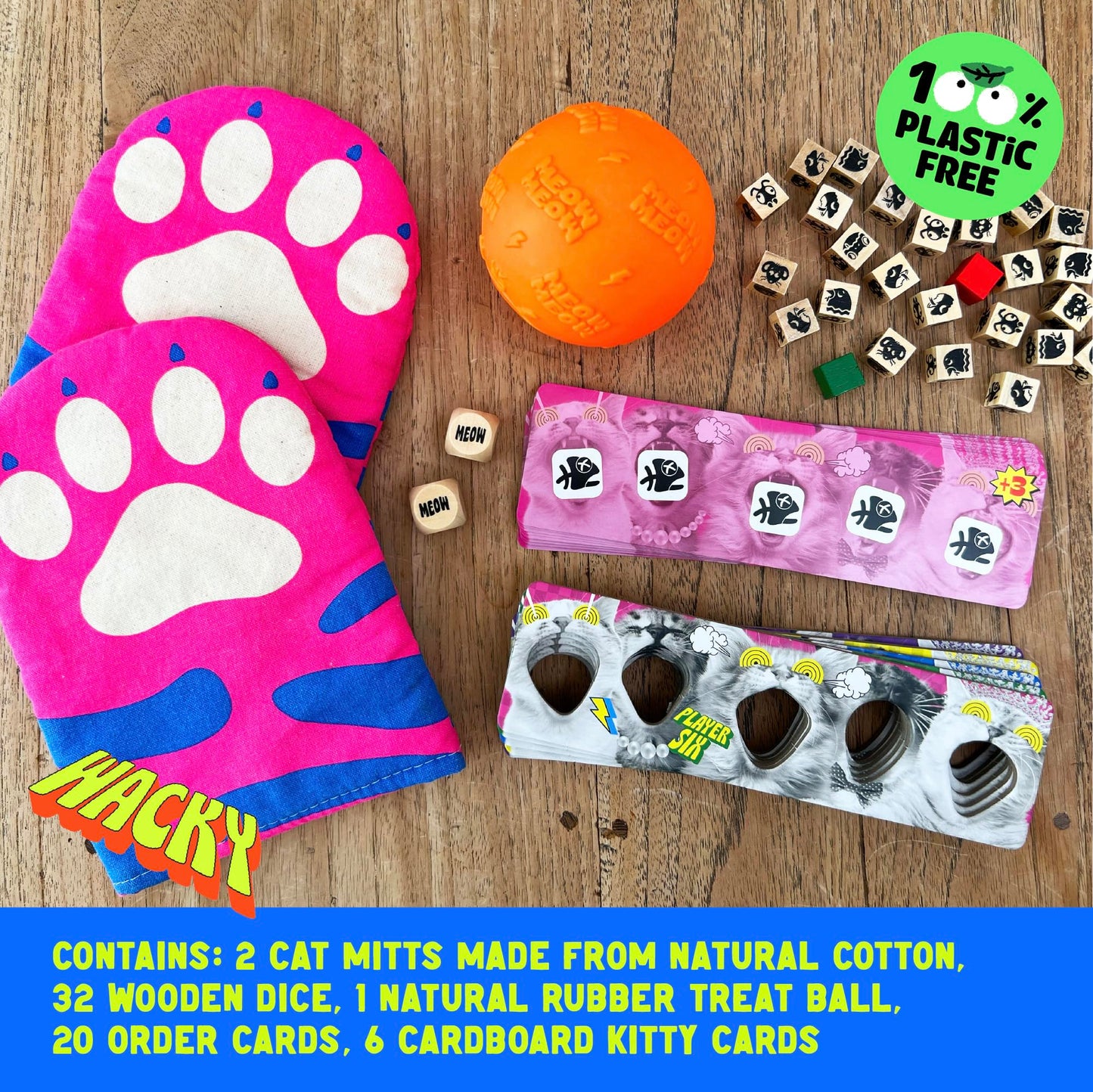 MCMILLER ENTERTAINMENT The Cat Mitt Game – Hiss-terically Funny Family Board Game