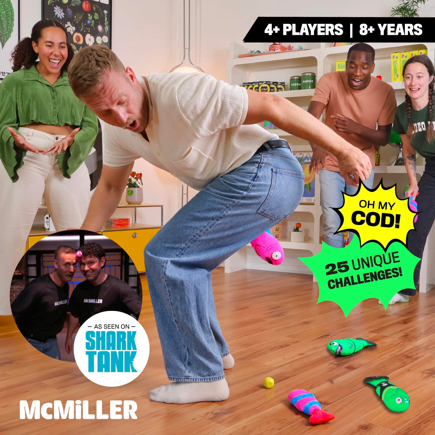 Fish Fight by MCMILLER ENTERTAINMENT – Hilarious Family Party Game (Indoor & Outdoor)