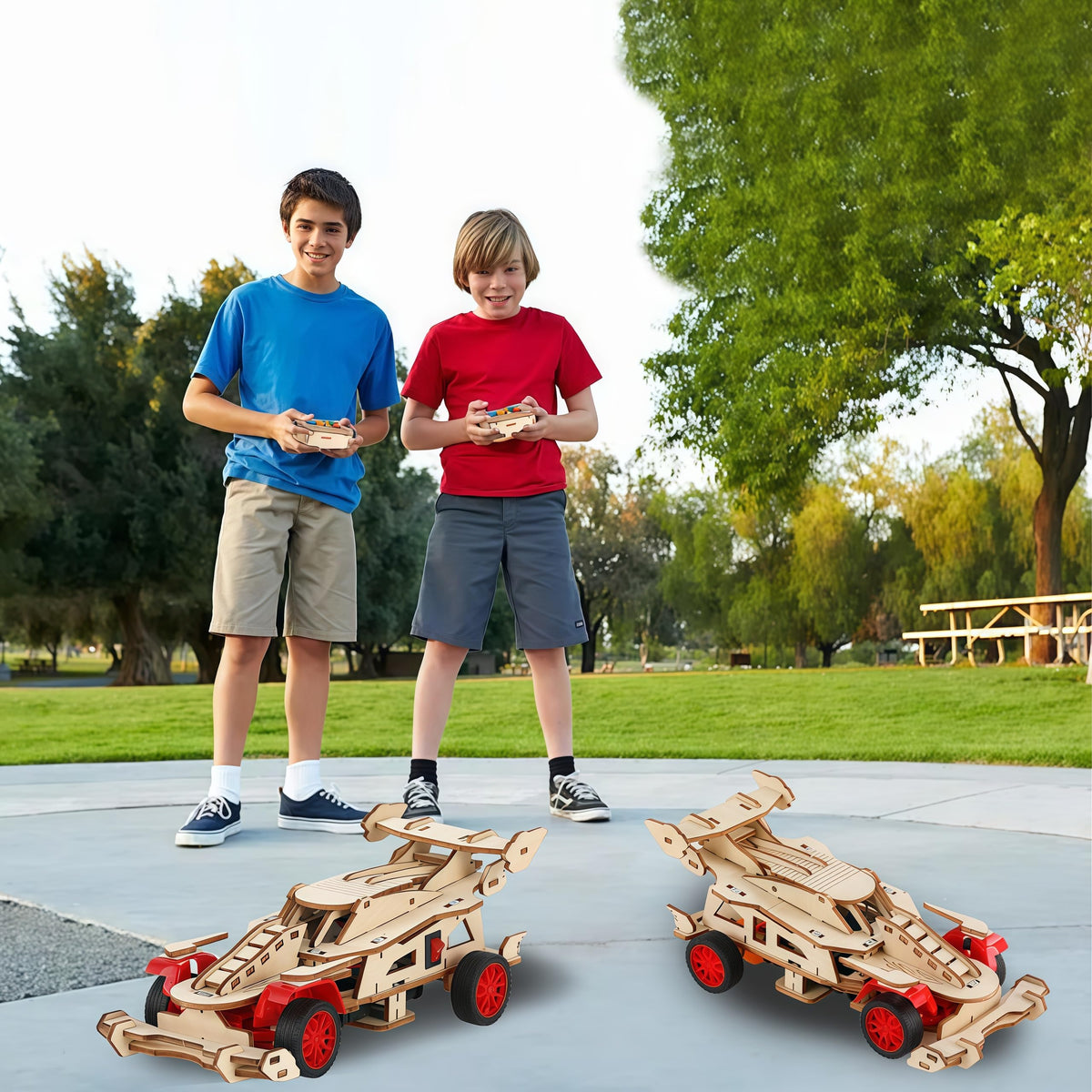 MCRADY STEM RC Car Kit for Kids 8-14 | Build & Drive Remote-Control F1 Racer