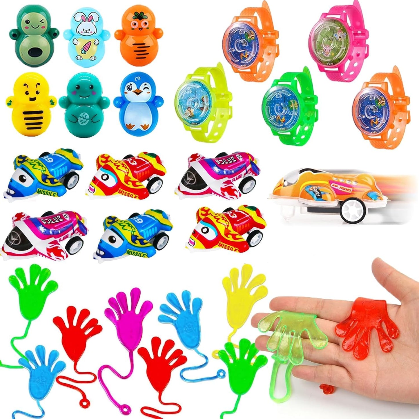 Mctuoba 118-Pack Party Favors for Kids 4-8-12 | Treasure Box Prizes & Goody Bag Fillers