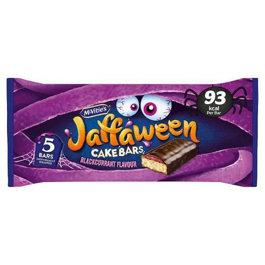 McVitie's Jaffaween Blackcurrant Cake Bar Multipack 5 x24.4g, 122g (Case of 12)