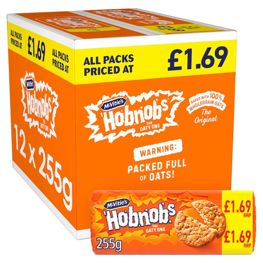 McVitie's Hobnobs Biscuits 255g (Box of 12)