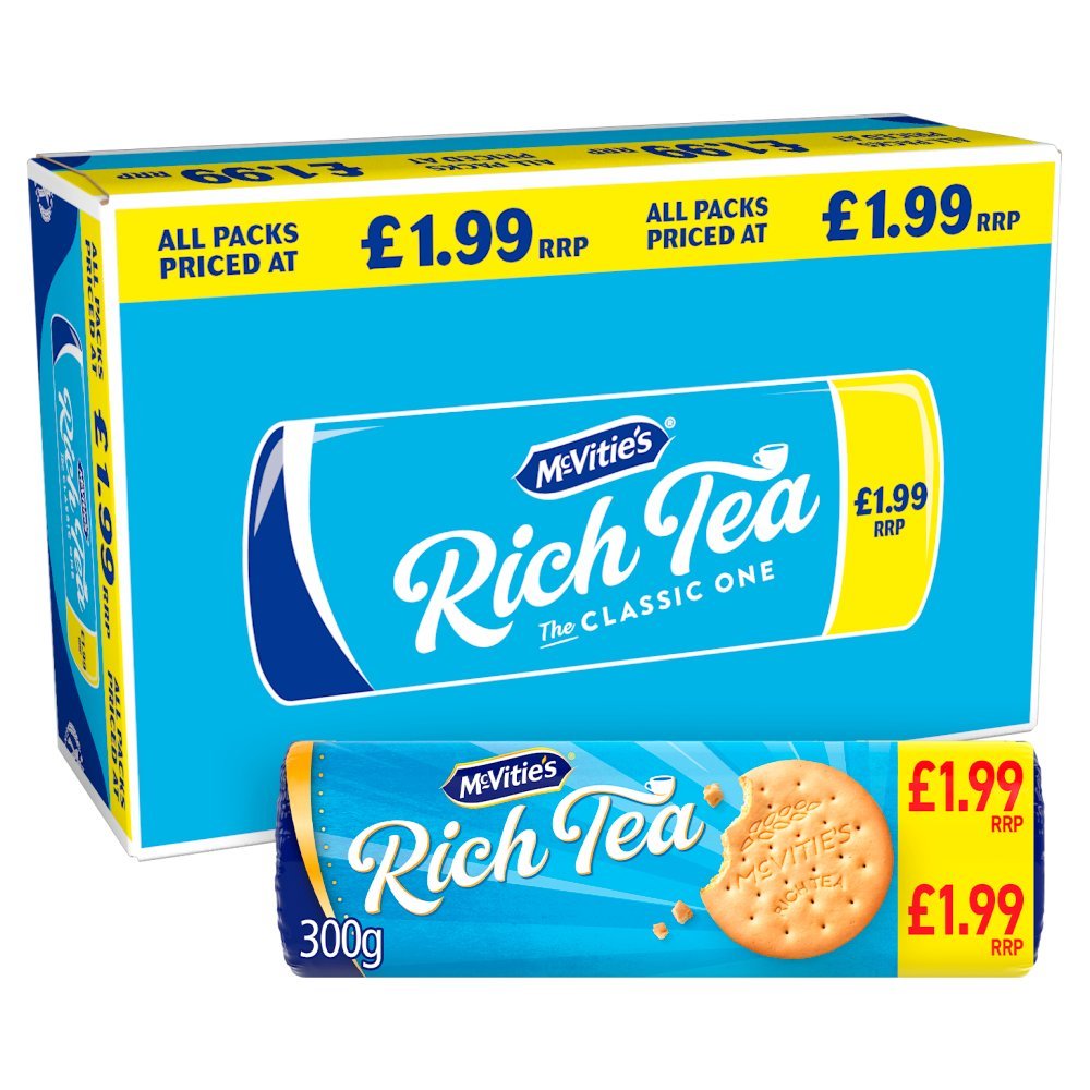 McVitie's Rich Tea Classic 300g (Box of 12)