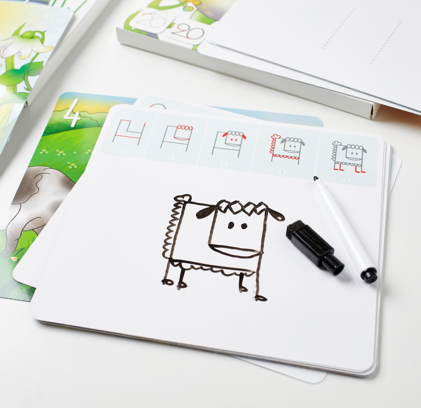 MD CREATIVE Learning Activity: Drawing with Numbers for Kids 3-6