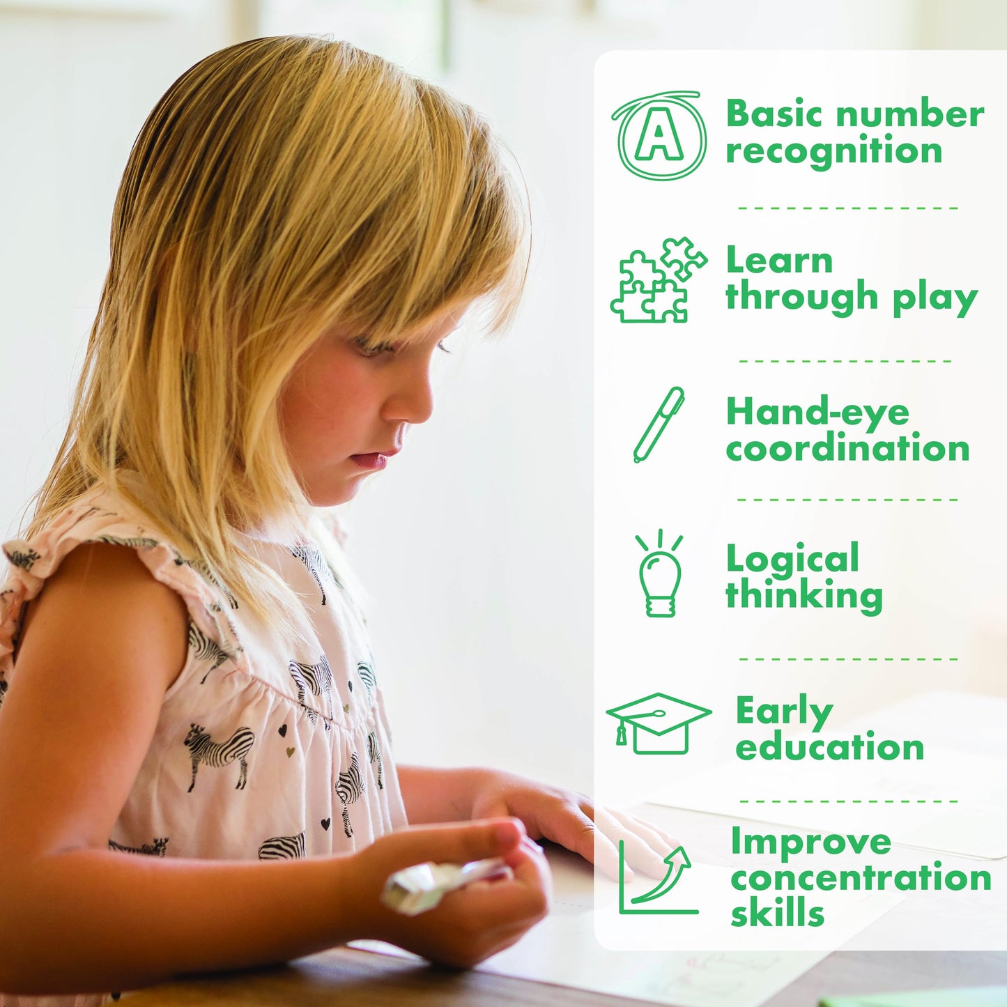 MD CREATIVE Learning Activity: Drawing with Numbers for Kids 3-6