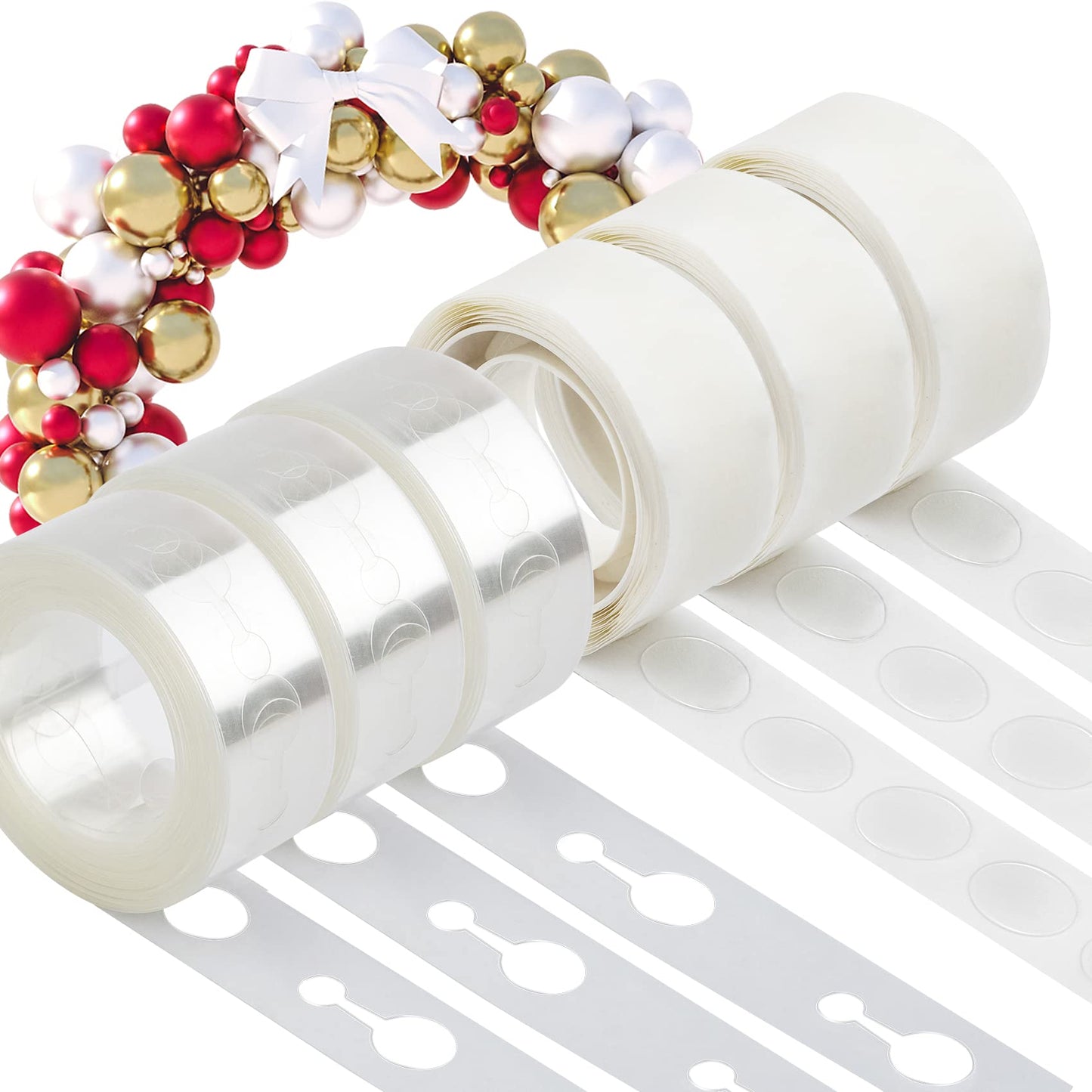 MDOZQ Balloon Arch Kit 49.2ft with 300 Glue Points | Balloon Decorating Strip for Parties & Weddings