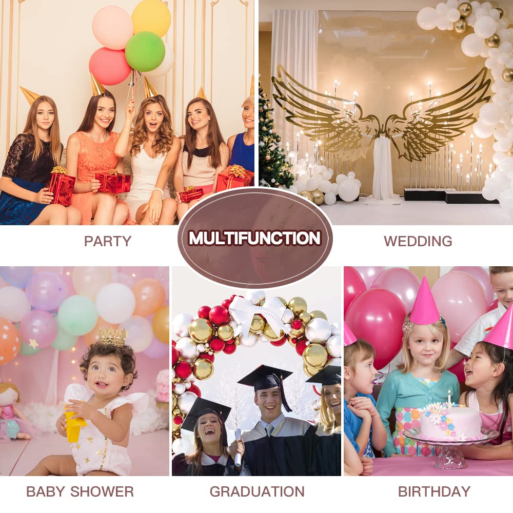 MDOZQ Balloon Arch Kit 49.2ft with 300 Glue Points | Balloon Decorating Strip for Parties & Weddings