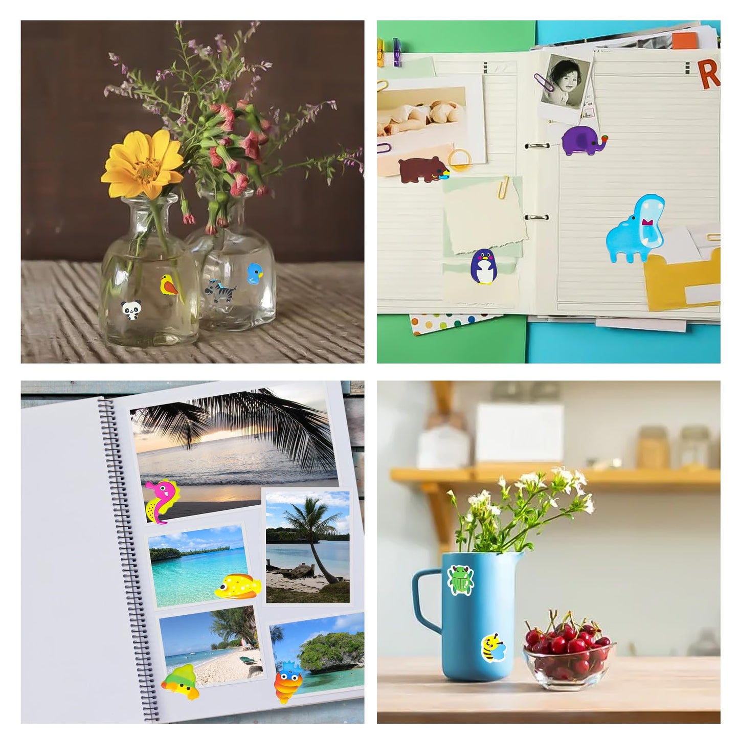 Meafeng 3D Stickers for Kids & Toddlers – 24 Sheets, 530+ Puffy Stickers for Scrapbooking & Crafts