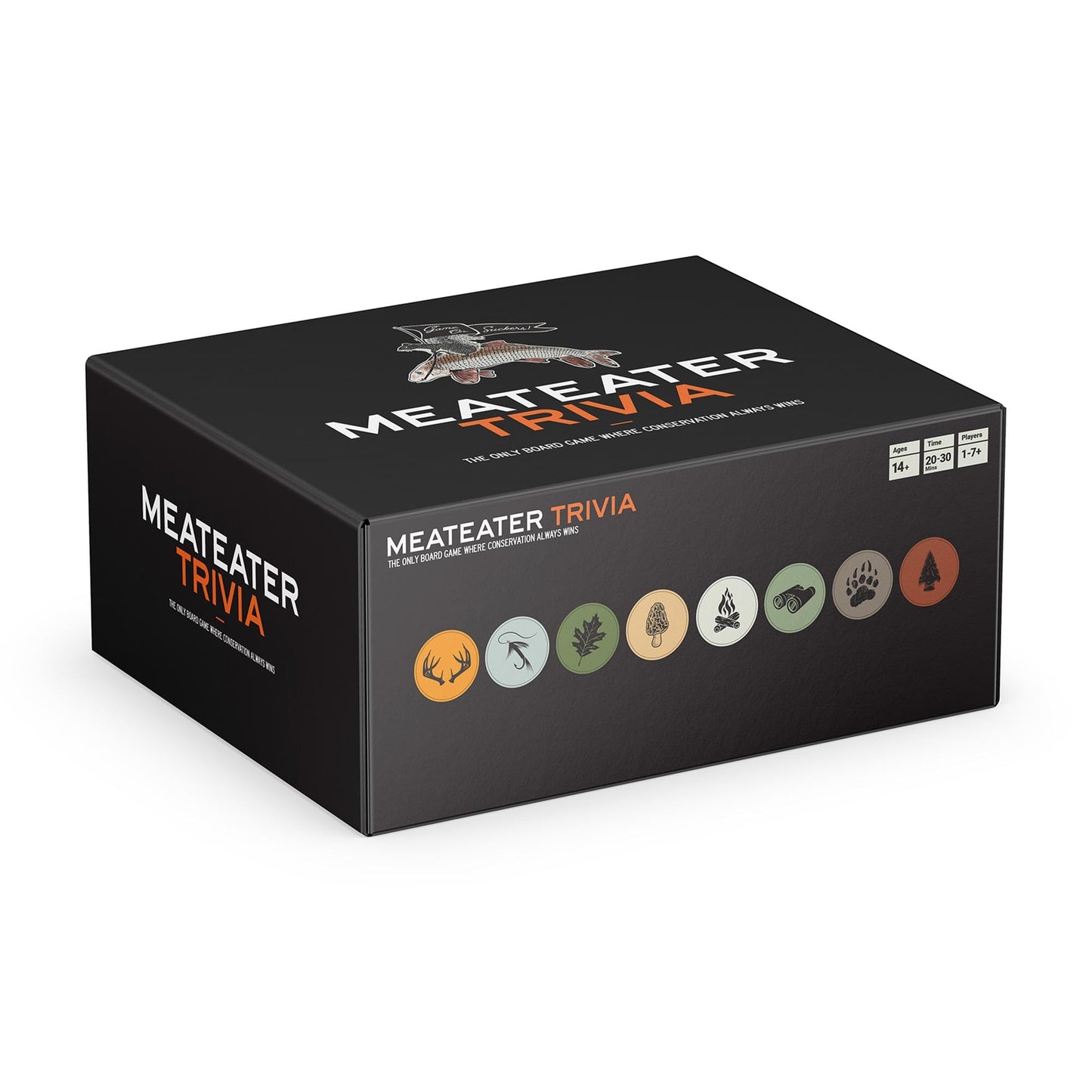 MeatEater Trivia Board Game – 800 Outdoor Questions for Family Night, Camping & Barbecues