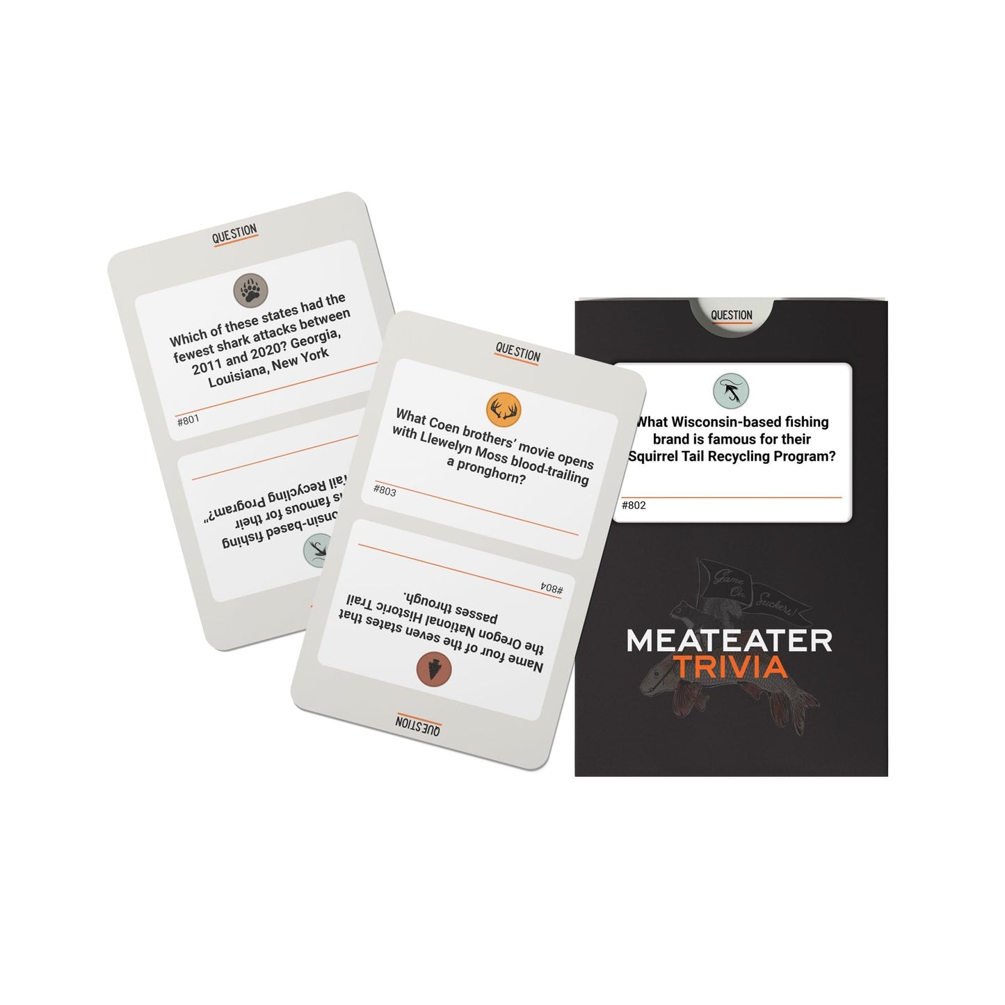 MeatEater Trivia Board Game – 800 Outdoor Questions for Family Night, Camping & Barbecues