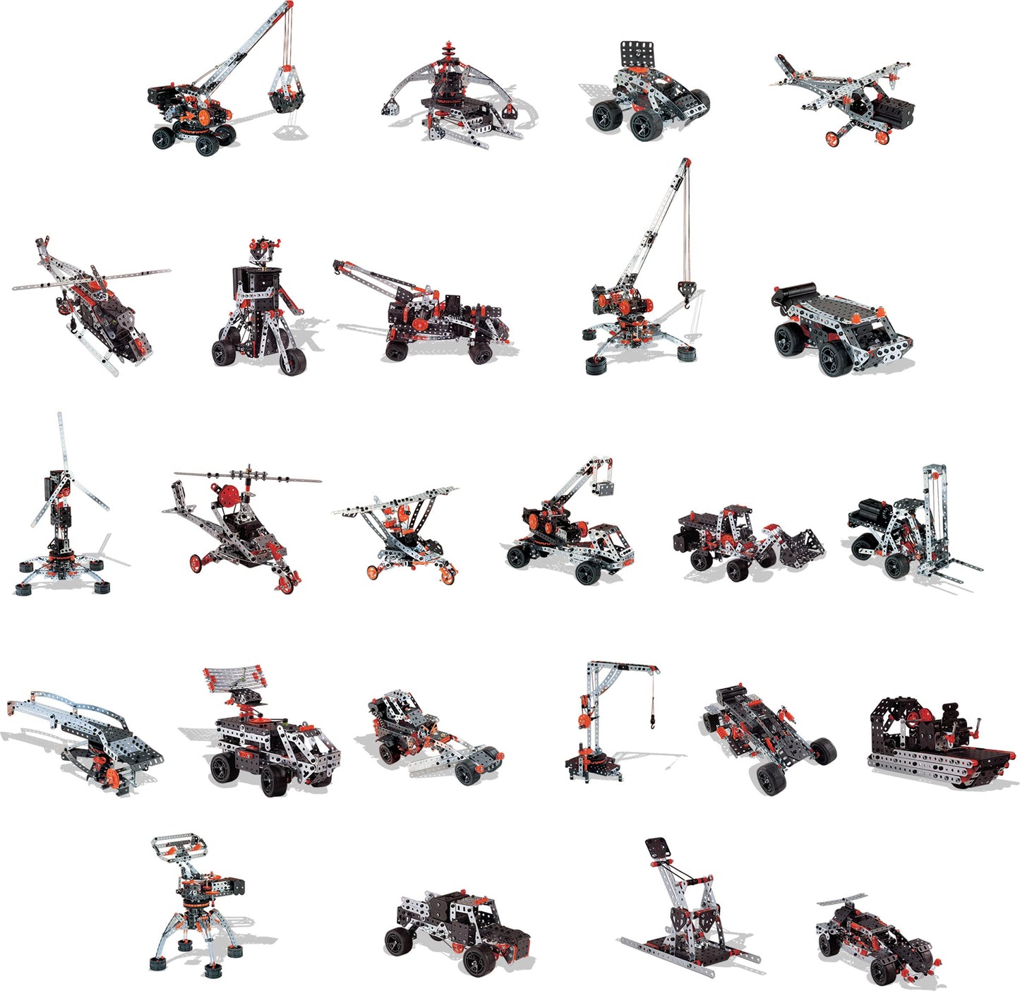 MECCANO Super Construction 25-in-1 Motorized Building Set | 638 Parts for Ages 10+