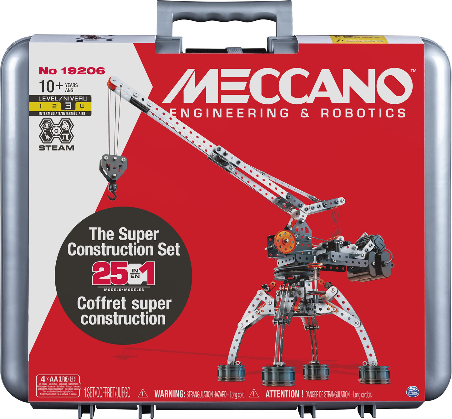 MECCANO Super Construction 25-in-1 Motorized Building Set | 638 Parts for Ages 10+
