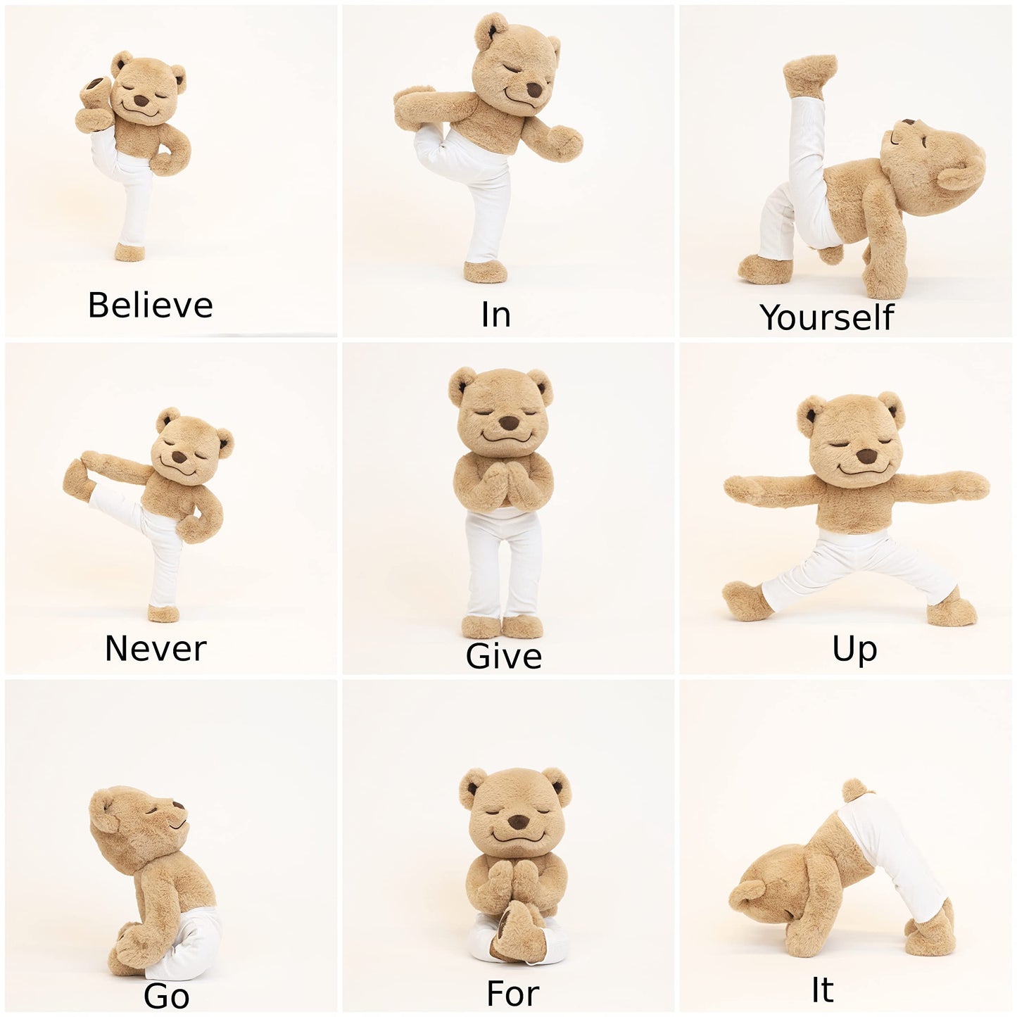 Meddy Teddy The Yoga Bear – Bendable Plush for Kids Yoga & Family Time