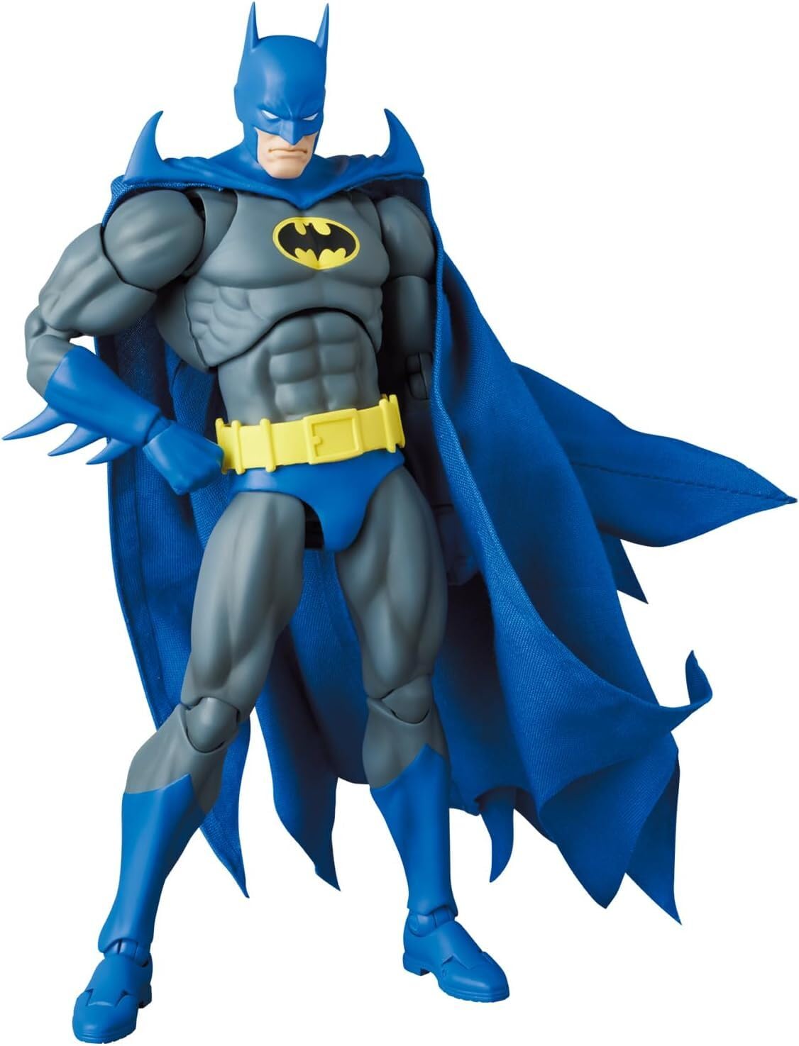 Medicom Batman Knightfall MAFEX Action Figure – Knight Crusader with 3 Portraits & Wired Cape