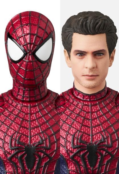 Medicom MAFEX No. 248 The Amazing Spider-Man with Sturdy Protective Clear Case | Japan Import