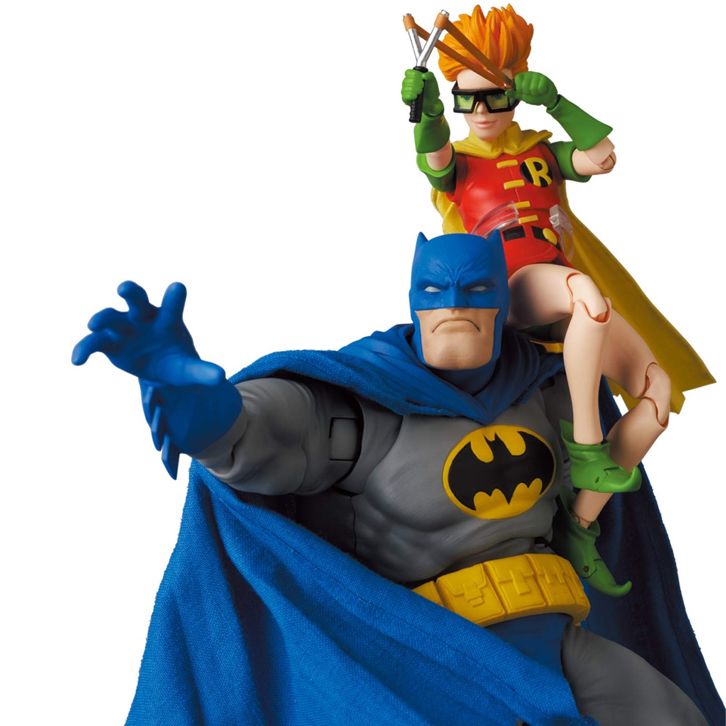 Medicom MAFEX No.139 Batman Blue Version and Robin – Dark Knight Returns Action Figures