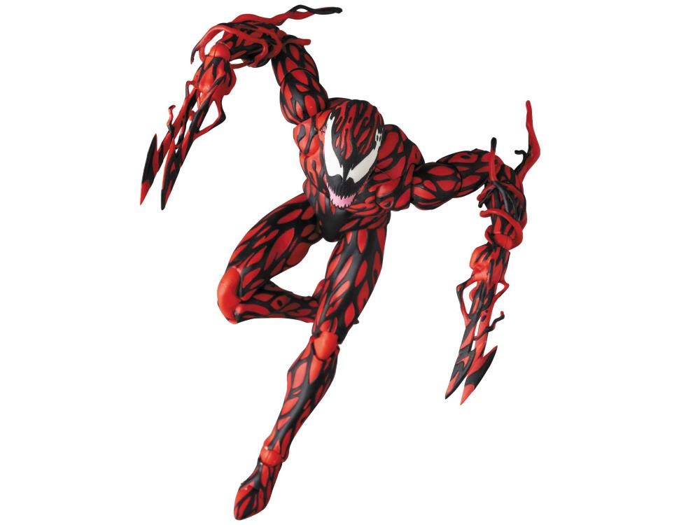 Medicom Mafex Carnage Comic Ver. 160mm Action Figure - Pre-Painted & Poseable