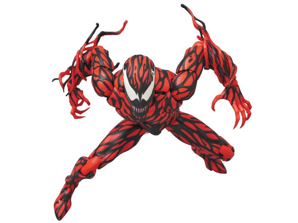Medicom Mafex Carnage Comic Ver. 160mm Action Figure - Pre-Painted & Poseable