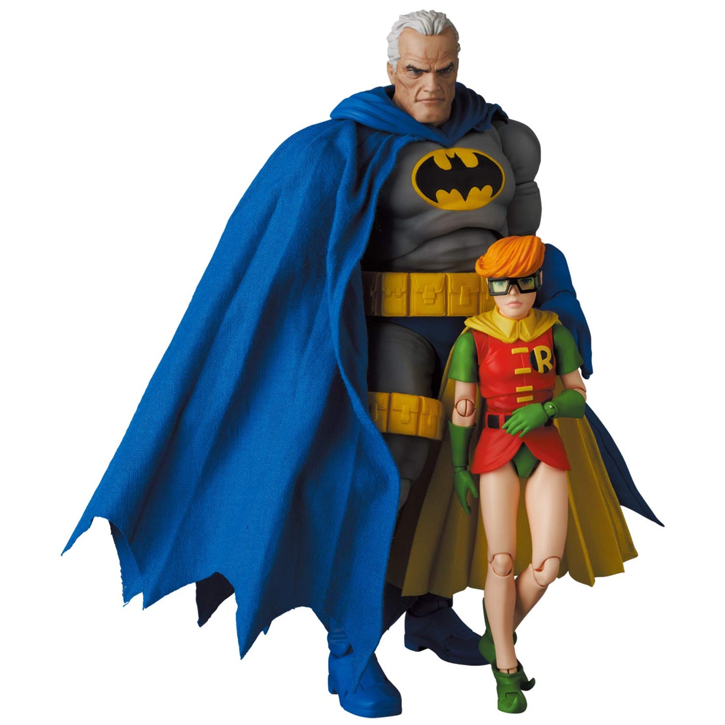 Medicom MAFEX No.139 Batman Blue Version and Robin – Dark Knight Returns Action Figures