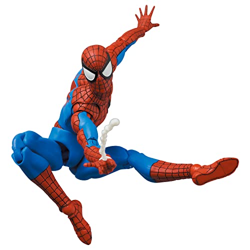 MEDICOM TOY MAFEX No.185 Spider-Man (Classic Costume) 6.1-inch Pre-Painted Action Figure