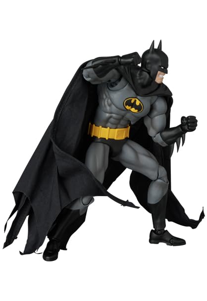 Medicom Toy Mafex No. 270 Knight Crusader Batman Black Version – 6.3in Pre-Painted Figure