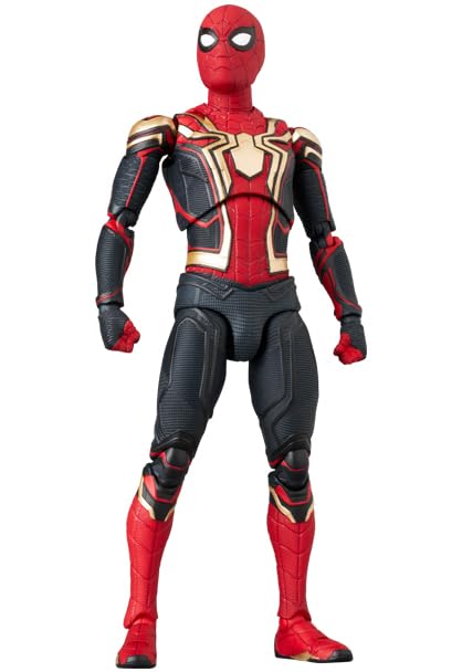 MEDICOM TOY MAFEX No. 245 Spider-Man Integrated Suit – Sturdy Clear Case for Shipping