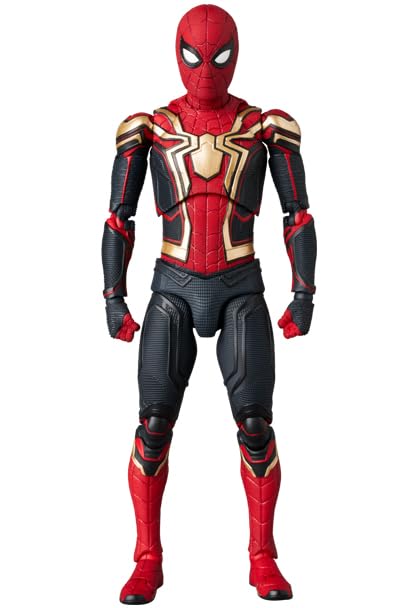 MEDICOM TOY MAFEX No. 245 Spider-Man Integrated Suit – Sturdy Clear Case for Shipping