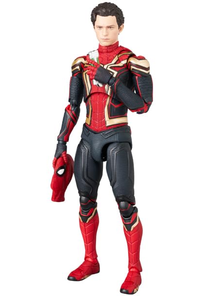 MEDICOM TOY MAFEX No. 245 Spider-Man Integrated Suit – Sturdy Clear Case for Shipping