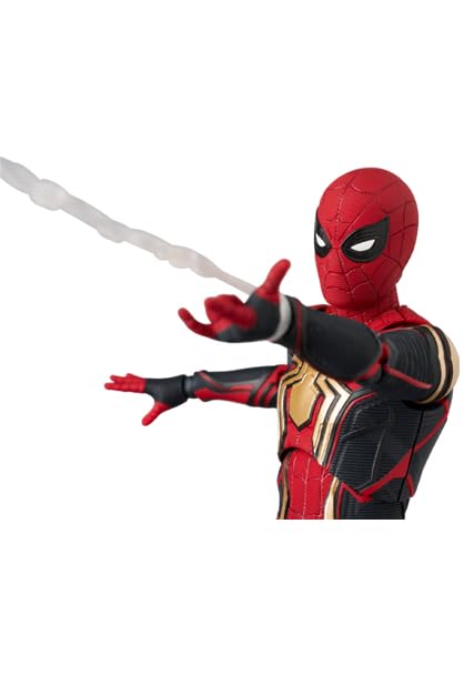 MEDICOM TOY MAFEX No. 245 Spider-Man Integrated Suit – Sturdy Clear Case for Shipping