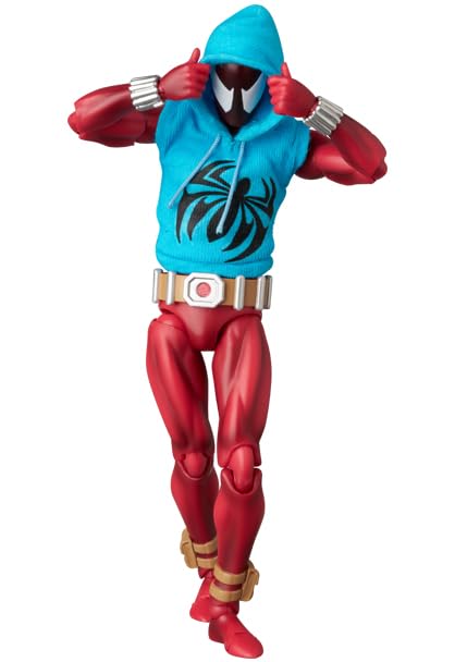 MEDICOM TOY MAFEX Scarlet Spider Ver. 2.0 – 6.1 in Pre-Painted Figure
