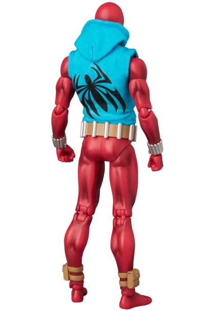 MEDICOM TOY MAFEX Scarlet Spider Ver. 2.0 – 6.1 in Pre-Painted Figure