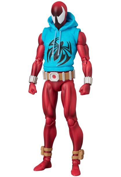 MEDICOM TOY MAFEX Scarlet Spider Ver. 2.0 – 6.1 in Pre-Painted Figure