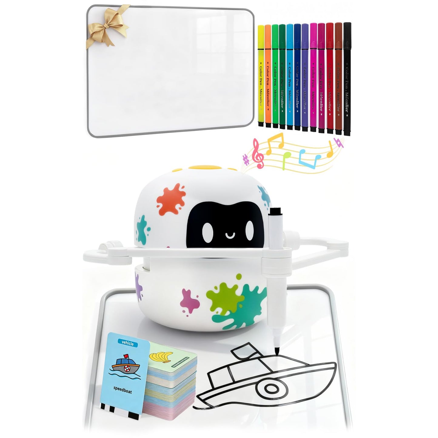 MeWaii Drawing Robot for Kids – 150 Cards, Educational Art Toy for Ages 8-12