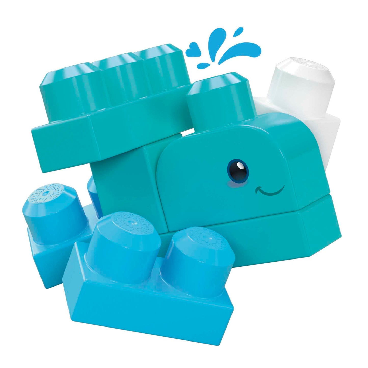 Mega Bloks Fisher-Price Ocean Time Clean Up — 70-Piece Toddler Block Set with 3 Figures | Ages 1+