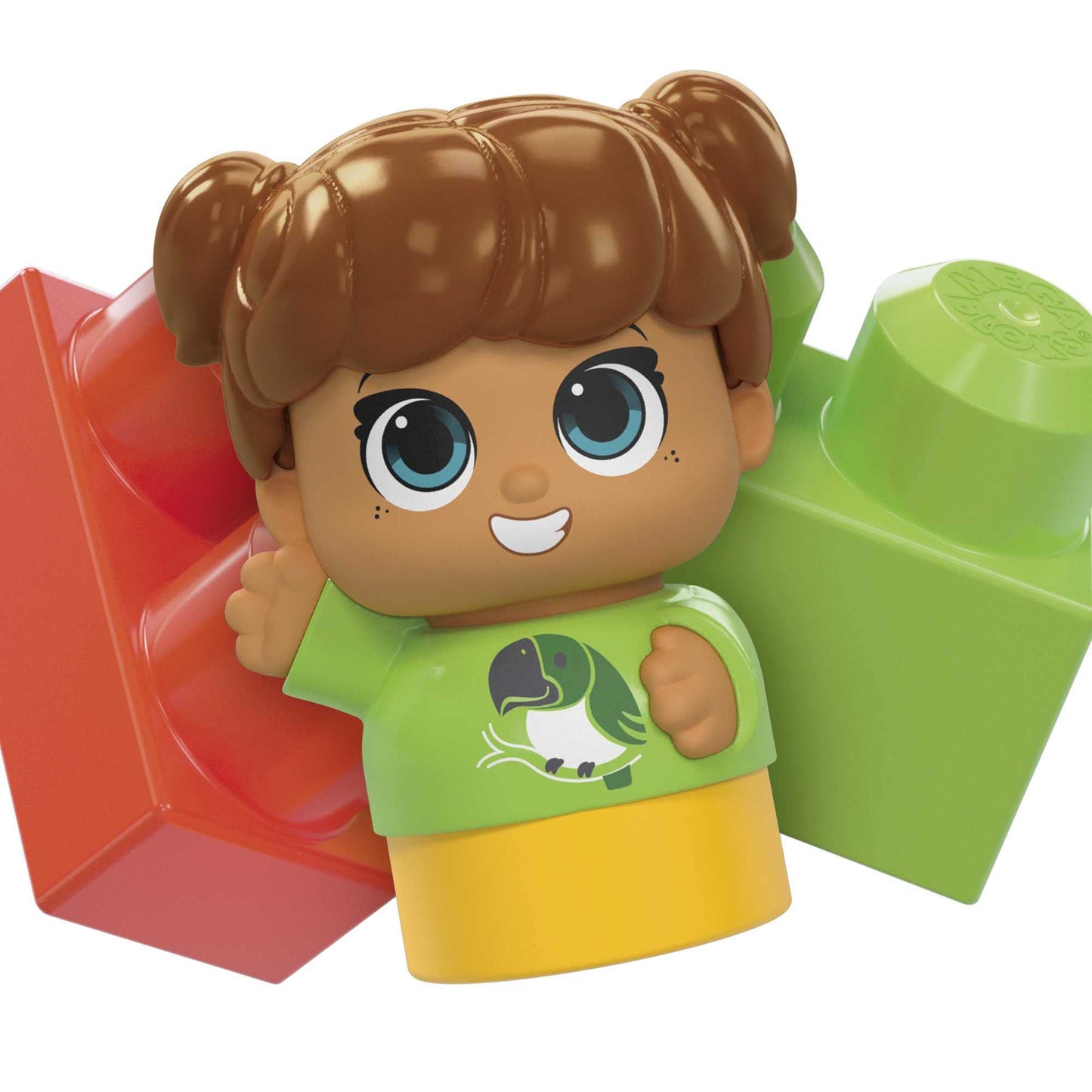 Mega Bloks Fisher-Price Build-n-Tumble Table – 25-Piece Toddler Blocks Set | Ages 1+