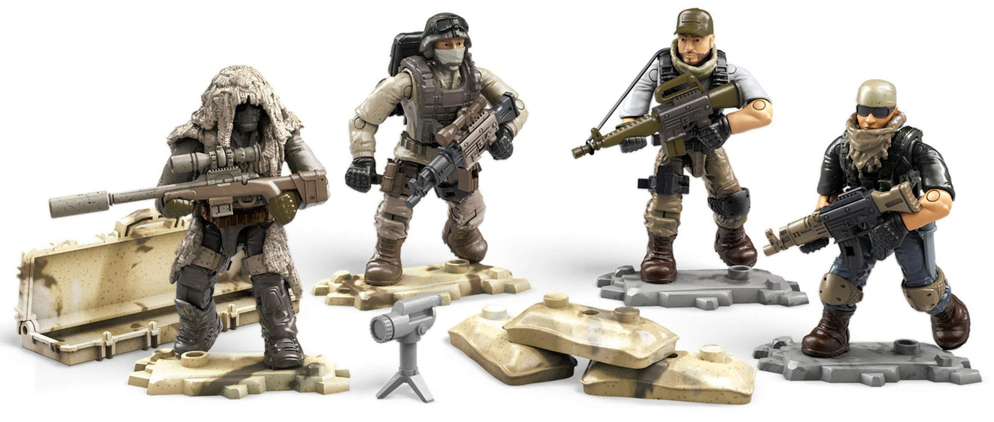 Mega Construx Desert Snipers Vs Mercenaries – Desert Battle Kit by Mega Brands
