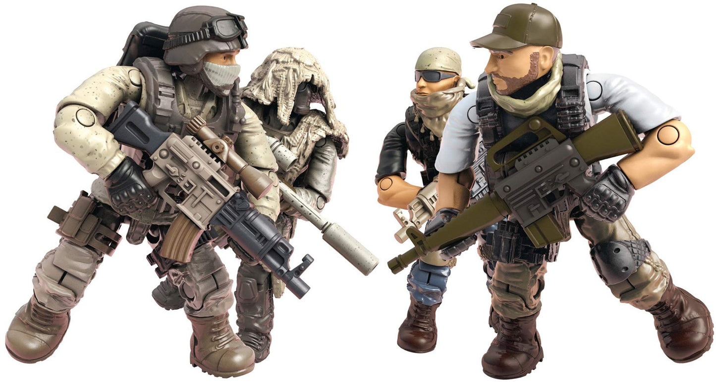 Mega Construx Desert Snipers Vs Mercenaries – Desert Battle Kit by Mega Brands