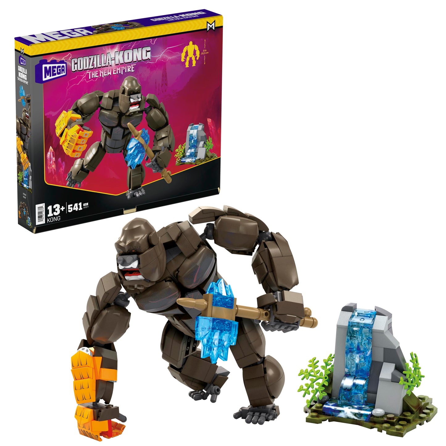 MEGA Godzilla x Kong: The New Empire Building Set — 541-Piece Kong Figure for Adult Collectors | Mega Brands