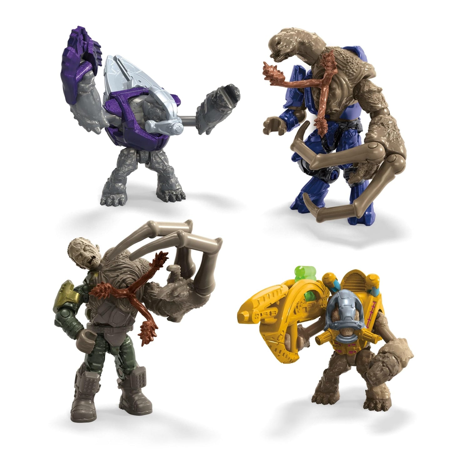 Mega Brands MEGA Halo Action Figures Building Set – 339 Pieces, 2-Inch Poseable Collectibles (Amazon Exclusive)