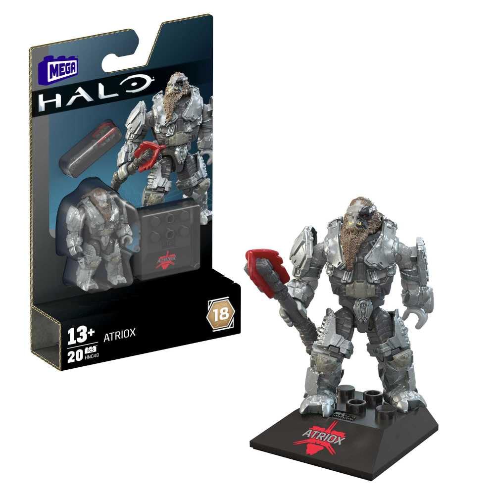 Mega Brands Mattel Mega Construx Halo Heroes Atriox Series 18 – Collectible Figure